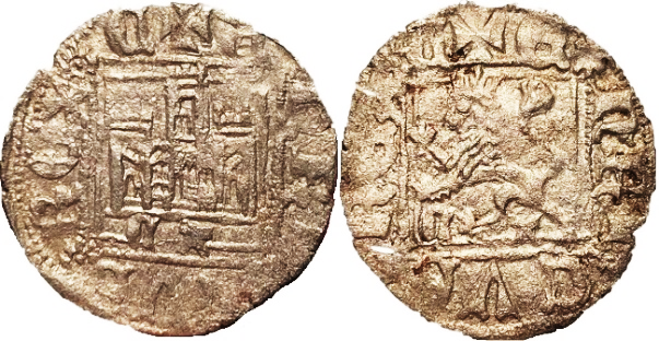 Tipo 31. Dinero Novén con castillo y león, con orla cuadrada - Imagen 48