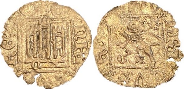 Tipo 31. Dinero Novén con castillo y león, con orla cuadrada - Imagen 49