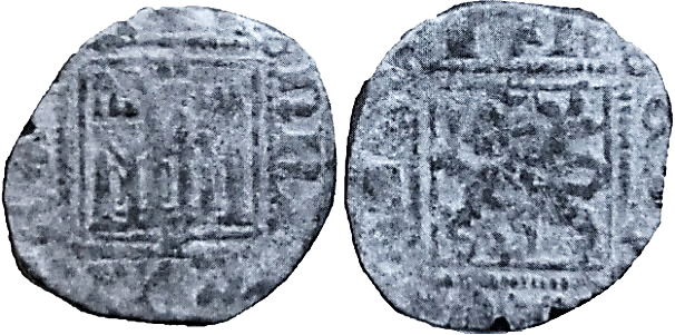 Tipo 31. Dinero Novén con castillo y león, con orla cuadrada - Imagen 70