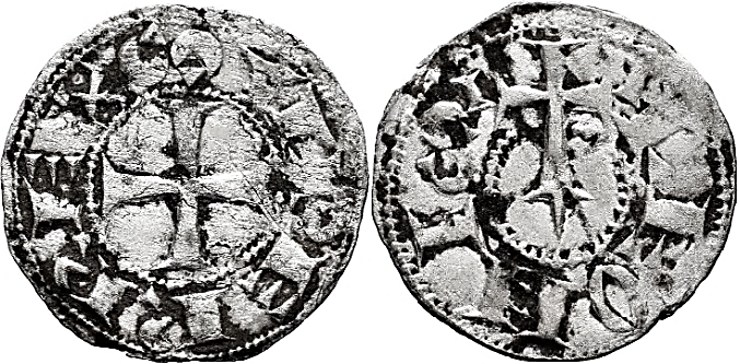 Tipo 55. Dinero de la Cruz de la Victoria simplificada, con lema “Svper Rex” - Imagen 16