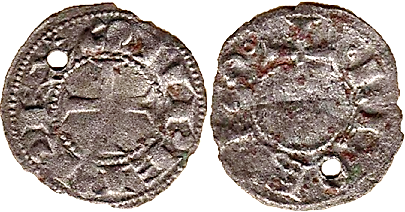 Tipo 55. Dinero de la Cruz de la Victoria simplificada, con lema “Svper Rex” - Imagen 6