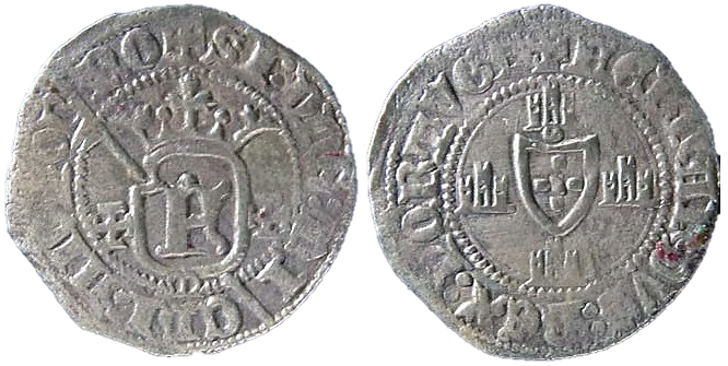 Tipo 9. Grave con inicial “F” coronada en blasón - Imagen 2