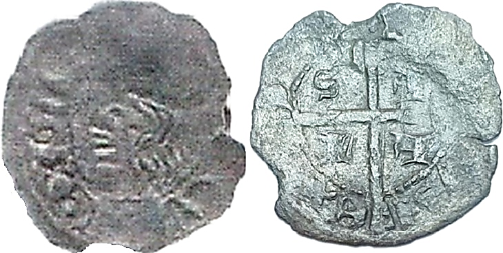 Tipo 11. Cruzado con Busto de rey a izquierda
