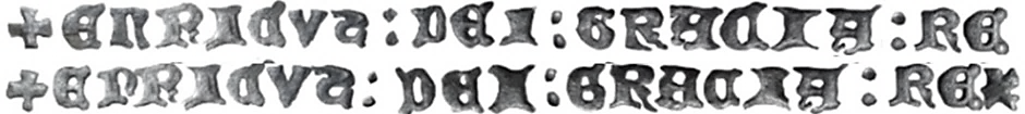 Tipo 11. Cruzado con Busto de rey a izquierda