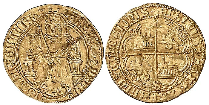 Tipo 3. Enrique de la Silla Alta y Baja de oro