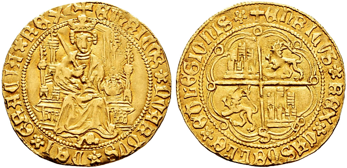Tipo 3. Enrique de la Silla Alta y Baja de oro