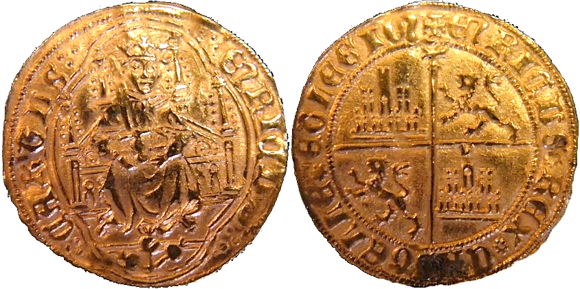 Tipo 3. Enrique de la Silla Alta y Baja de oro