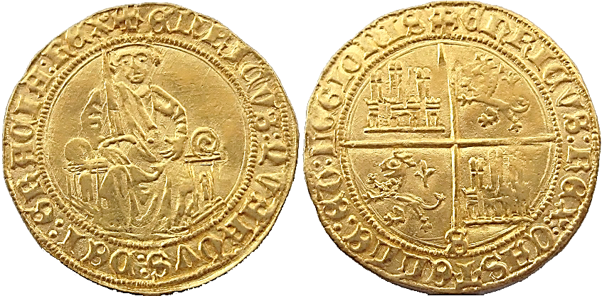 Tipo 3. Enrique de la Silla Alta y Baja de oro