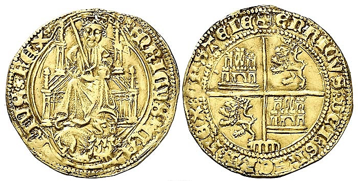 Tipo 3. Enrique de la Silla Alta y Baja de oro