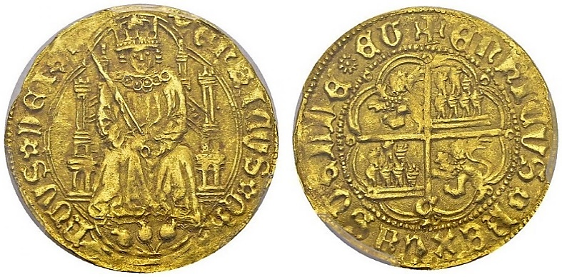 Tipo 3. Enrique de la Silla Alta y Baja de oro