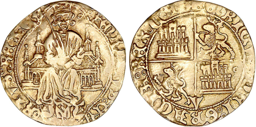 Tipo 3. Enrique de la Silla Alta y Baja de oro