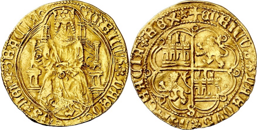 Tipo 3. Enrique de la Silla Alta y Baja de oro
