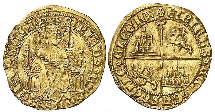 Tipo 3. Enrique de la Silla Alta y Baja de oro