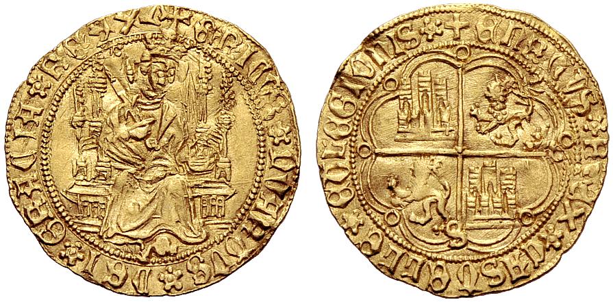 Tipo 3. Enrique de la Silla Alta y Baja de oro