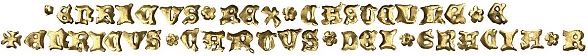 Tipo 3. Enrique de la Silla Alta y Baja de oro