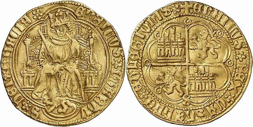 Tipo 3. Enrique de la Silla Alta y Baja de oro