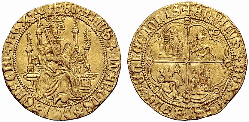 Tipo 3. Enrique de la Silla Alta y Baja de oro