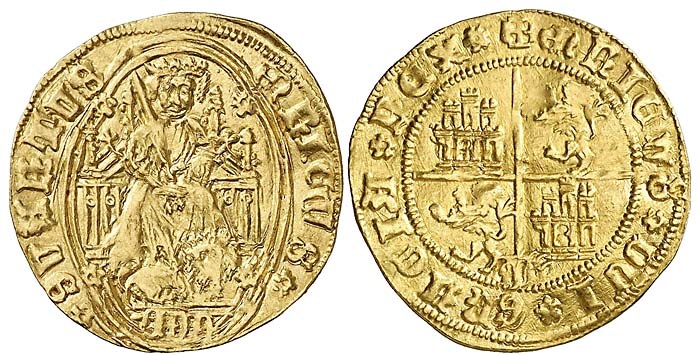 Tipo 3. Enrique de la Silla Alta y Baja de oro