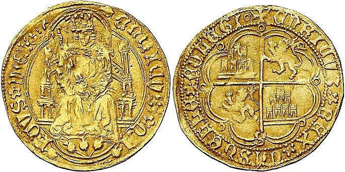 Tipo 3. Enrique de la Silla Alta y Baja de oro