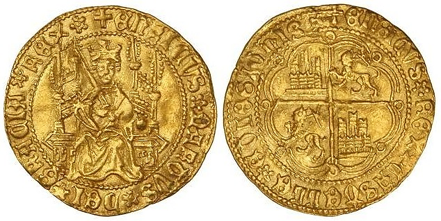 Tipo 3. Enrique de la Silla Alta y Baja de oro