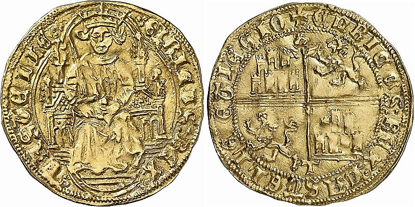 Tipo 3. Enrique de la Silla Alta y Baja de oro