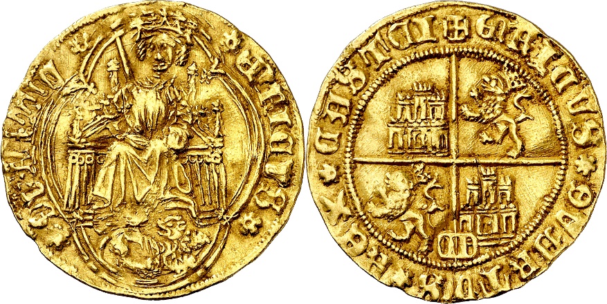 Tipo 3. Enrique de la Silla Alta y Baja de oro