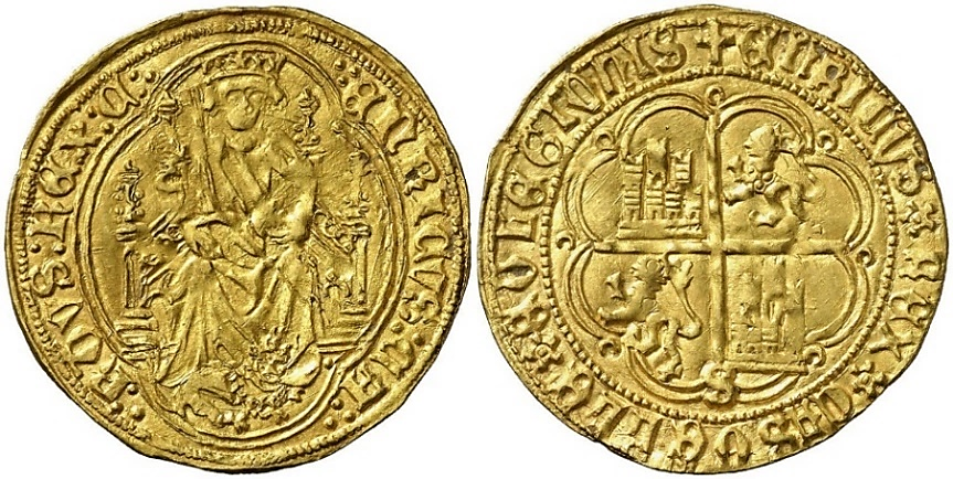 Tipo 3. Enrique de la Silla Alta y Baja de oro