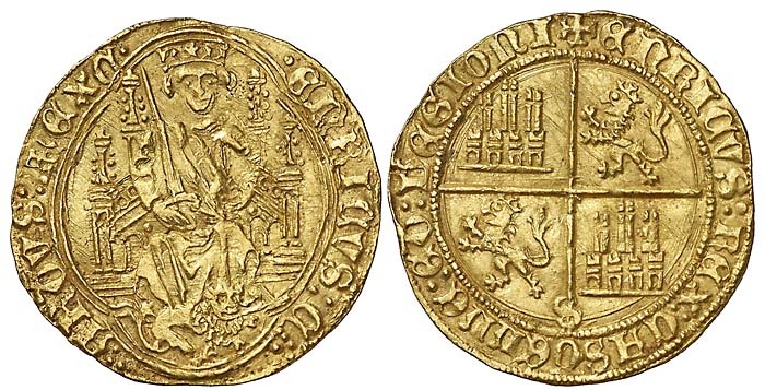 Tipo 3. Enrique de la Silla Alta y Baja de oro