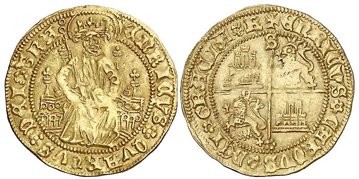Tipo 3. Enrique de la Silla Alta y Baja de oro