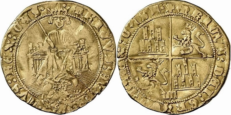 Tipo 3. Enrique de la Silla Alta y Baja de oro