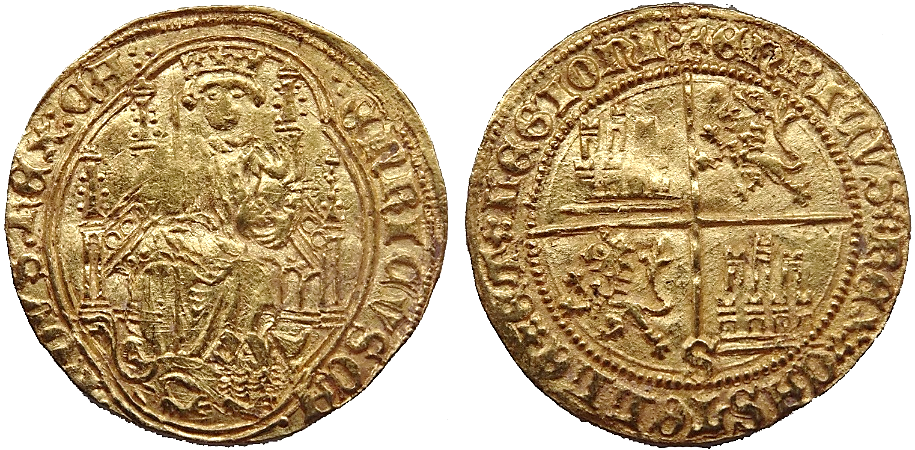 Tipo 3. Enrique de la Silla Alta y Baja de oro