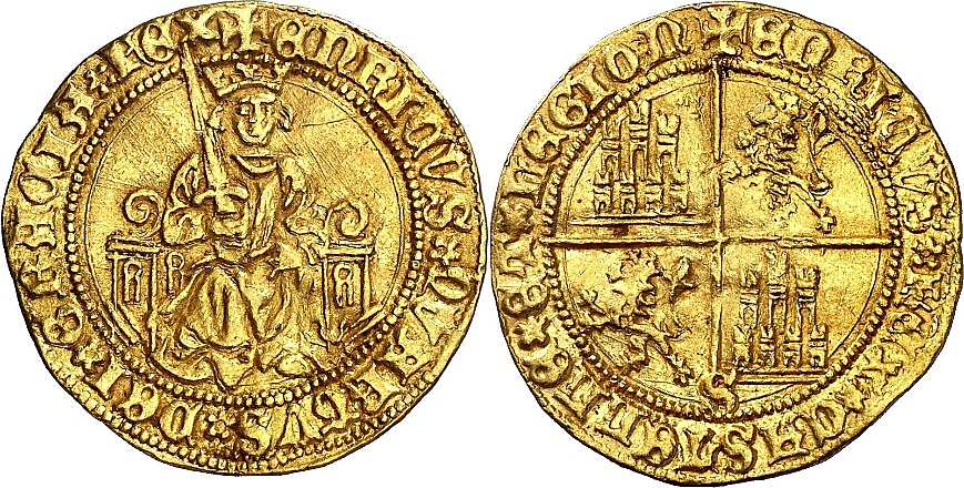 Tipo 3. Enrique de la Silla Alta y Baja de oro
