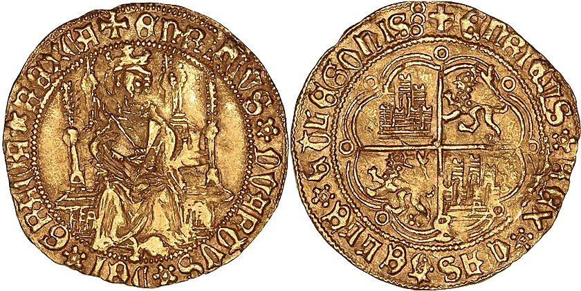 Tipo 3. Enrique de la Silla Alta y Baja de oro