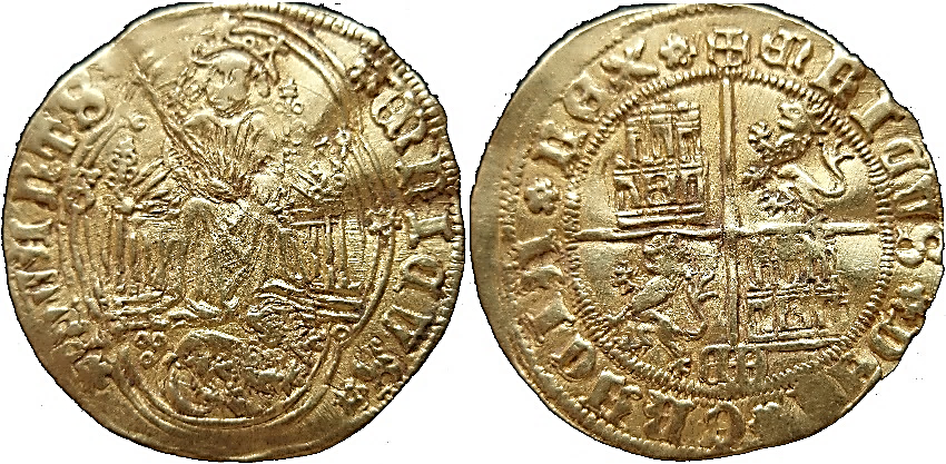 Tipo 3. Enrique de la Silla Alta y Baja de oro