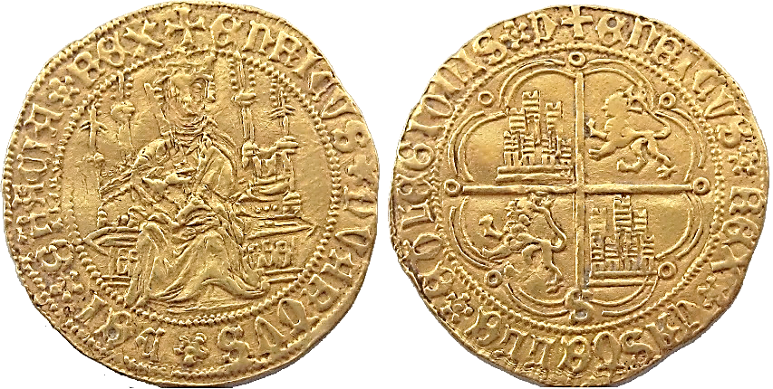 Tipo 3. Enrique de la Silla Alta y Baja de oro