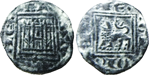 Tipo 14. &ldquo;Moneda de Cobre&rdquo; Alfons&iacute;, Pugesa