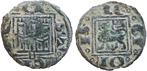 Tipo 14. &ldquo;Moneda de Cobre&rdquo; Alfons&iacute;, Pugesa