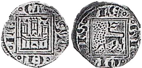 Tipo 14. &ldquo;Moneda de Cobre&rdquo; Alfons&iacute;, Pugesa