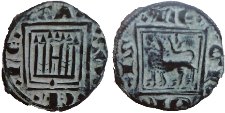 Tipo 14. &ldquo;Moneda de Cobre&rdquo; Alfons&iacute;, Pugesa