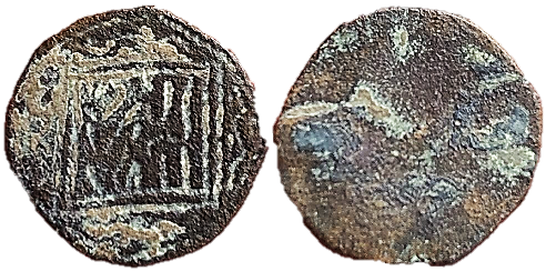 Tipo 14. &ldquo;Moneda de Cobre&rdquo; Alfons&iacute;, Pugesa