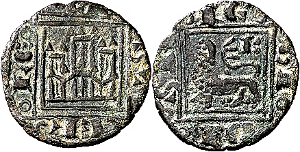 Tipo 14. &ldquo;Moneda de Cobre&rdquo; Alfons&iacute;, Pugesa
