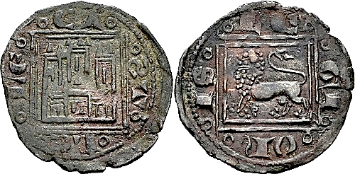 Tipo 14. &ldquo;Moneda de Cobre&rdquo; Alfons&iacute;, Pugesa