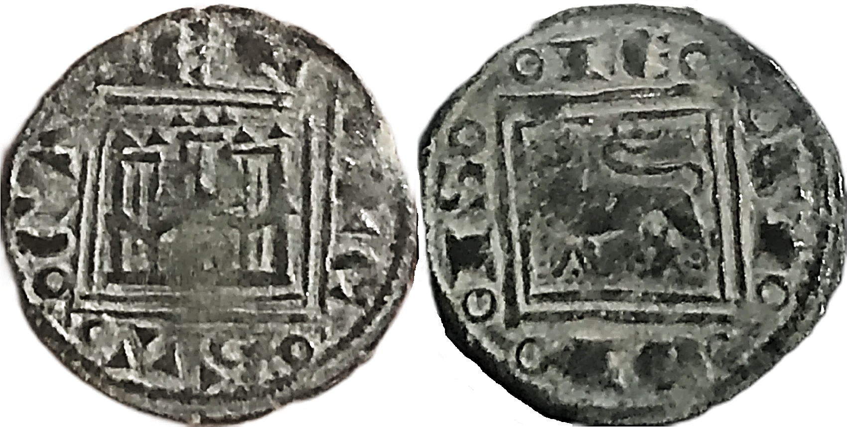 Tipo 14. &ldquo;Moneda de Cobre&rdquo; Alfons&iacute;, Pugesa