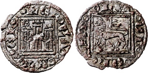 Tipo 14. &ldquo;Moneda de Cobre&rdquo; Alfons&iacute;, Pugesa