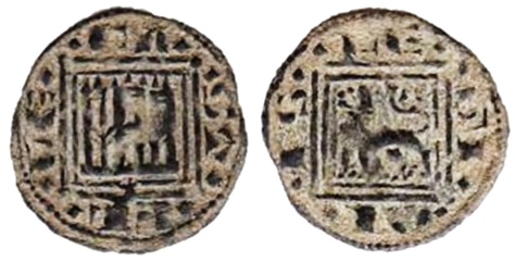 Tipo 14. &ldquo;Moneda de Cobre&rdquo; Alfons&iacute;, Pugesa