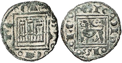 Tipo 14. &ldquo;Moneda de Cobre&rdquo; Alfons&iacute;, Pugesa