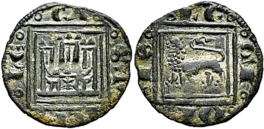 Tipo 14. &ldquo;Moneda de Cobre&rdquo; Alfons&iacute;, Pugesa