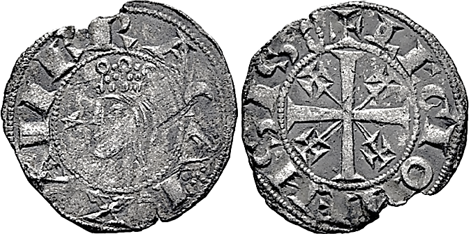 Tipo 16. Dinero leon&eacute;s de &ldquo;Urraca de Perfil&rdquo;