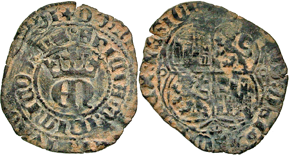 Tipo 2. Real de Vell&oacute;n con &ldquo;EN&rdquo; Coronadas