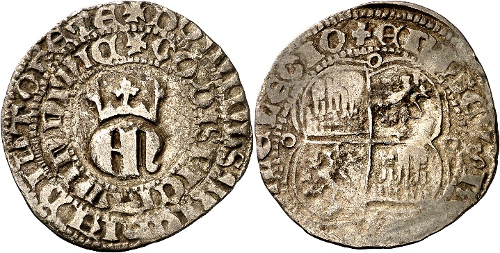 Tipo 2. Real de Vell&oacute;n con &ldquo;EN&rdquo; Coronadas